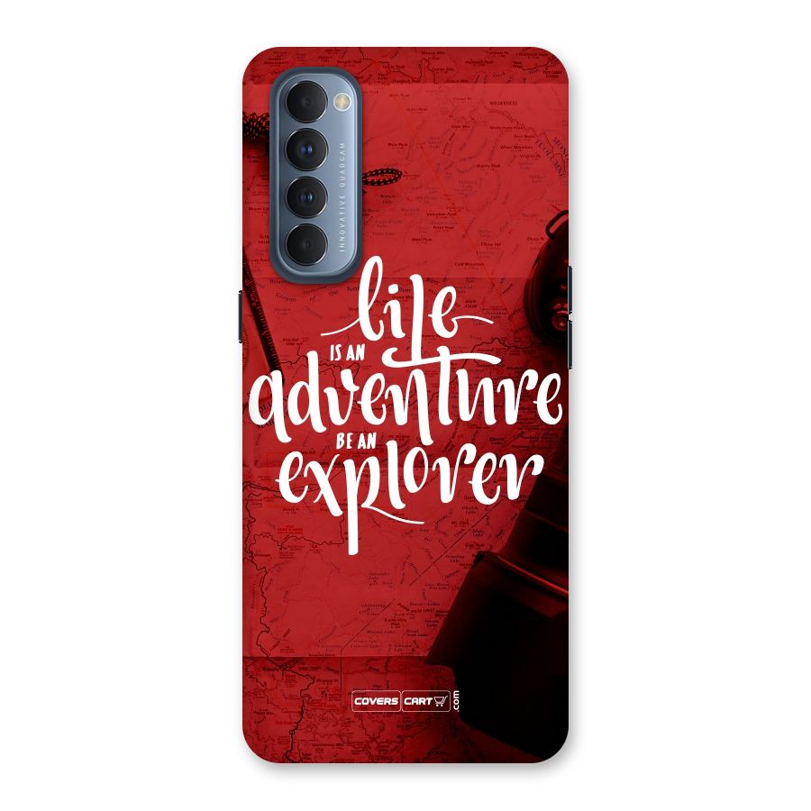 Life Adventure Explorer Back Case for Reno4 Pro