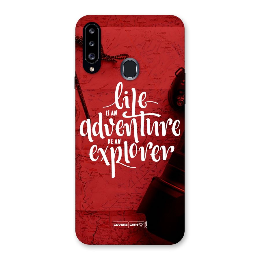 Life Adventure Explorer Back Case for Samsung Galaxy A20s