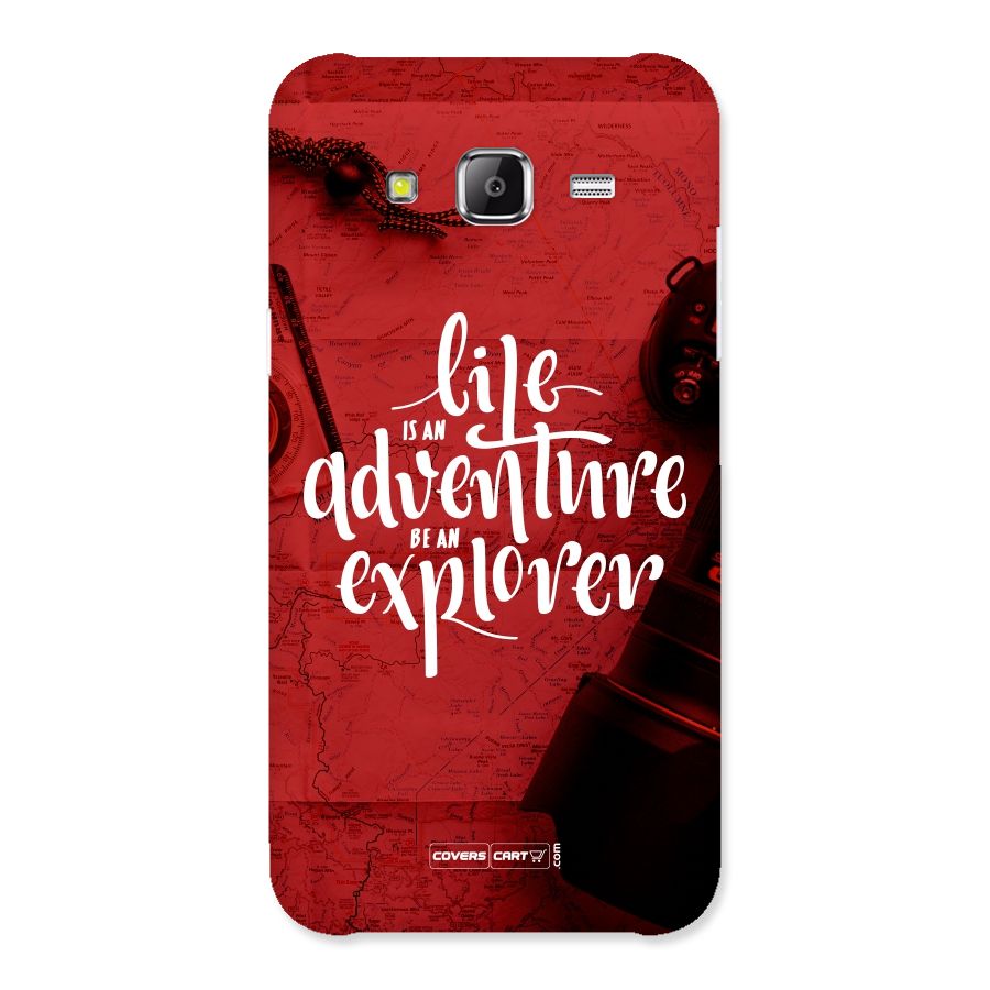 Life Adventure Explorer Back Case for Samsung Galaxy J2 Prime