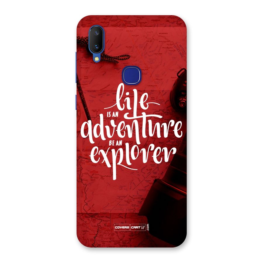 Life Adventure Explorer Back Case for Vivo V11