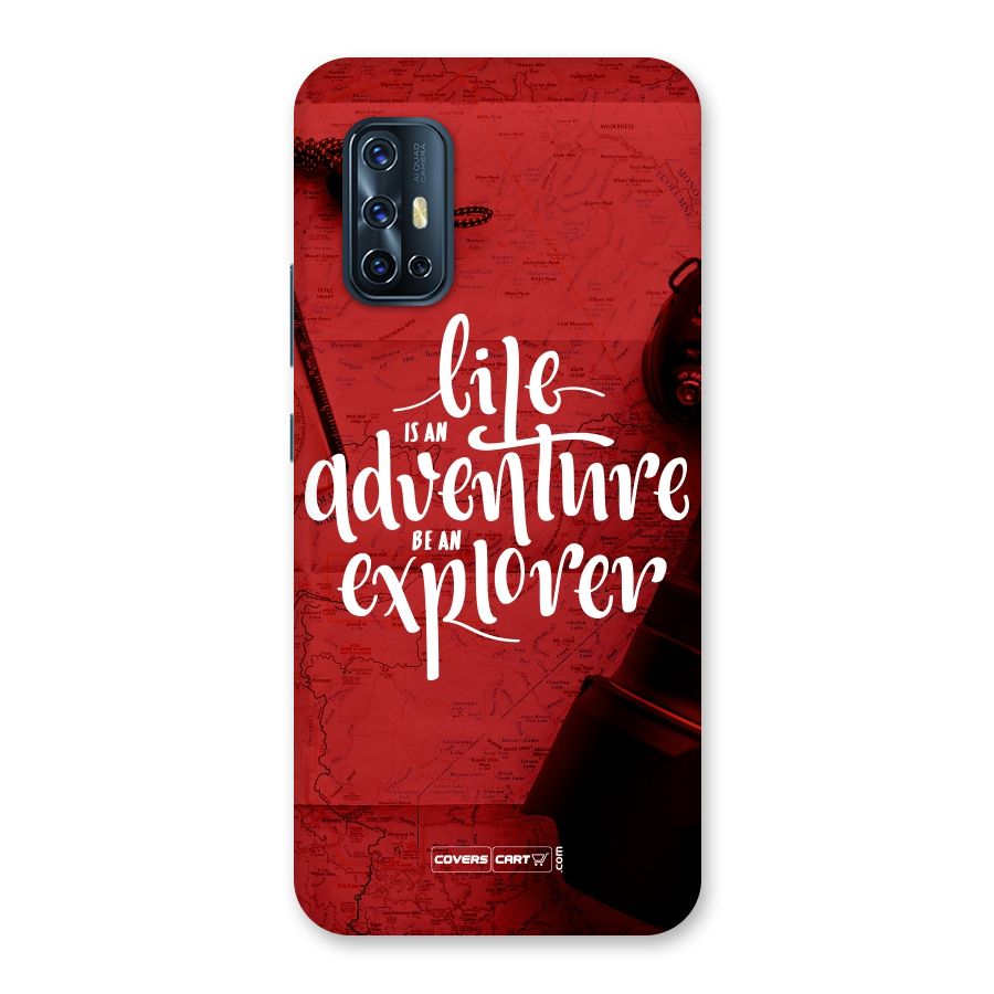Life Adventure Explorer Back Case for Vivo V17
