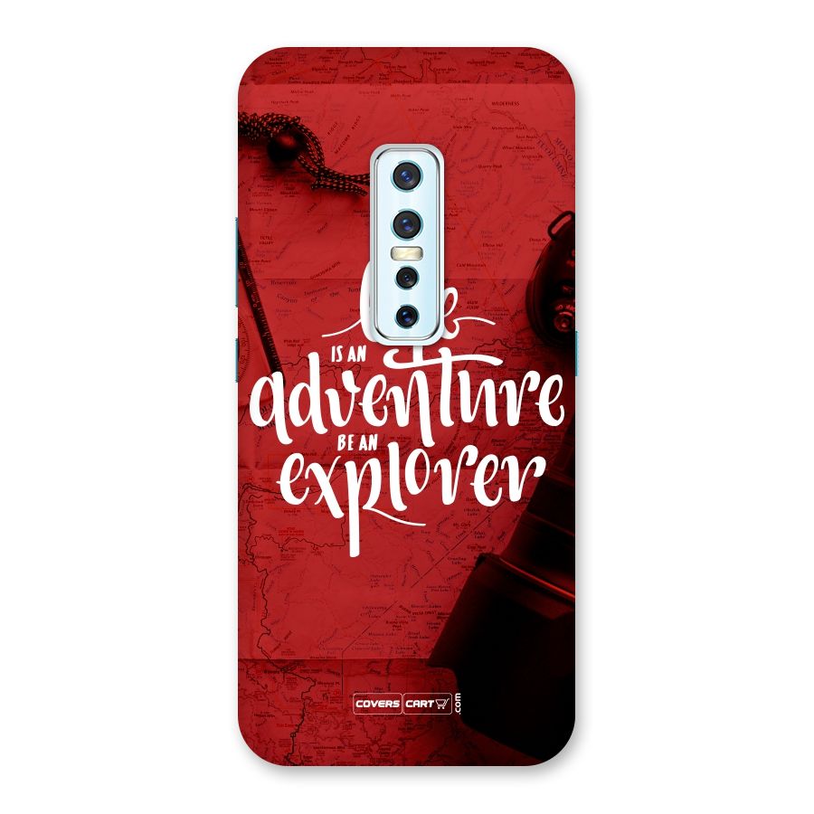 Life Adventure Explorer Back Case for Vivo V17 Pro