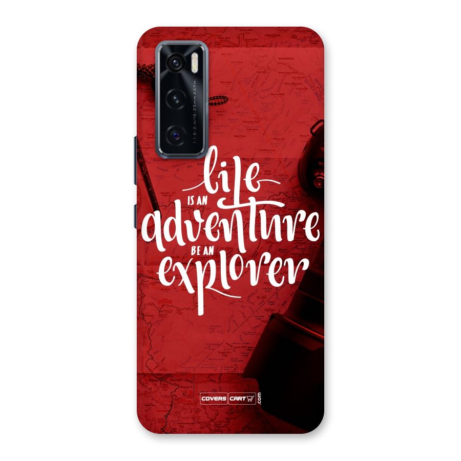 Life Adventure Explorer Back Case for Vivo V20 SE