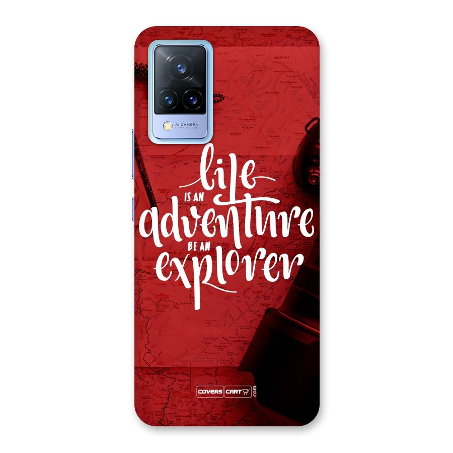 Life Adventure Explorer Back Case for Vivo V21 5G