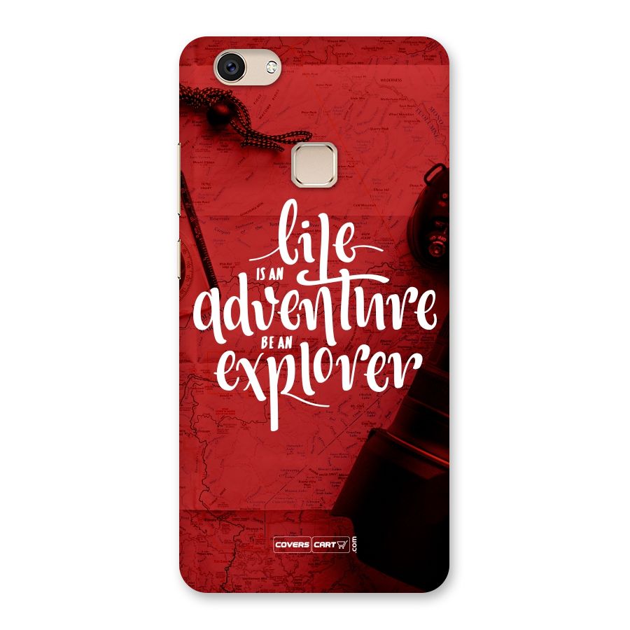 Life Adventure Explorer Back Case for Vivo V7