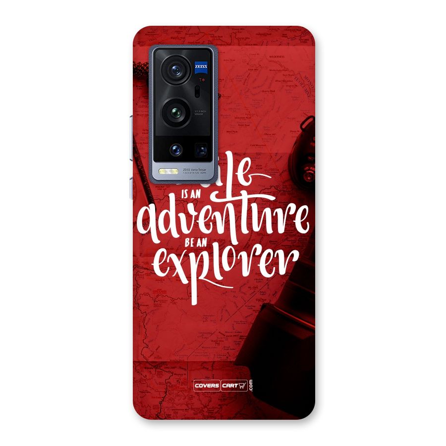 Life Adventure Explorer Back Case for Vivo X60 Pro Plus