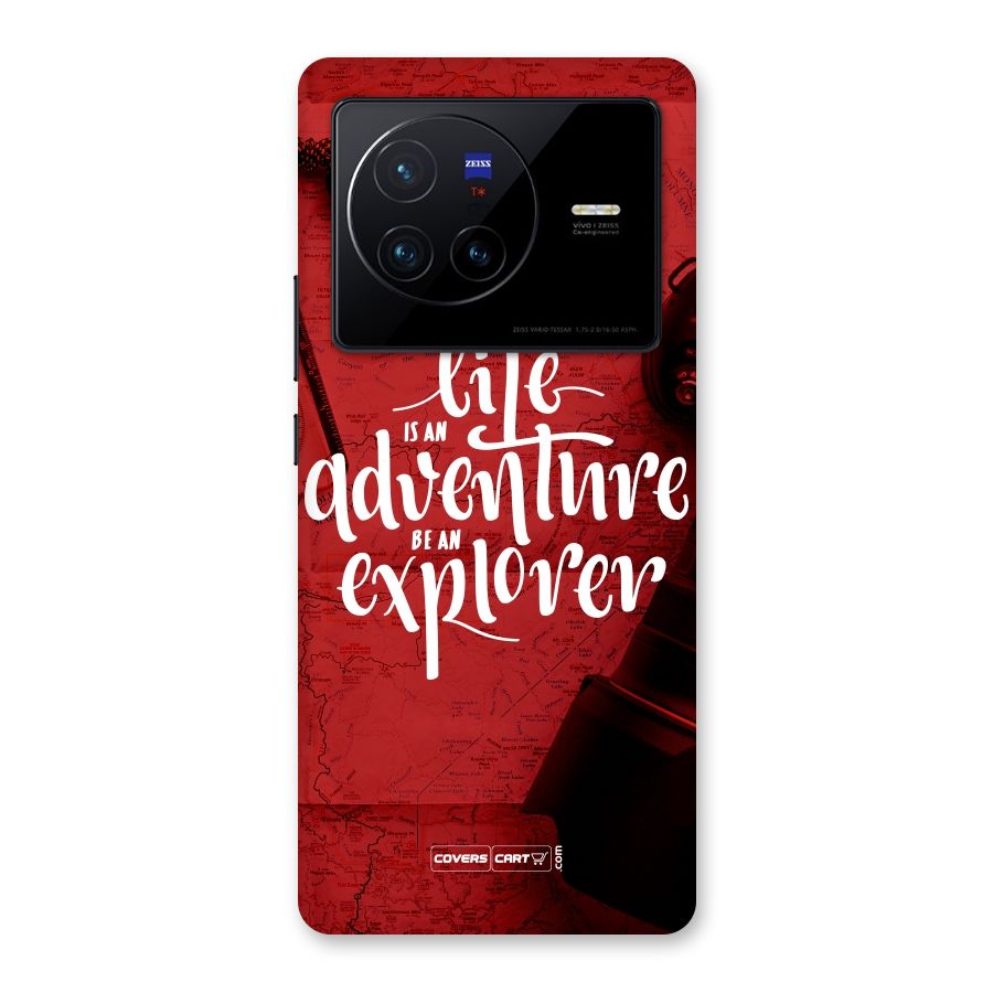 Life Adventure Explorer Back Case for Vivo X80