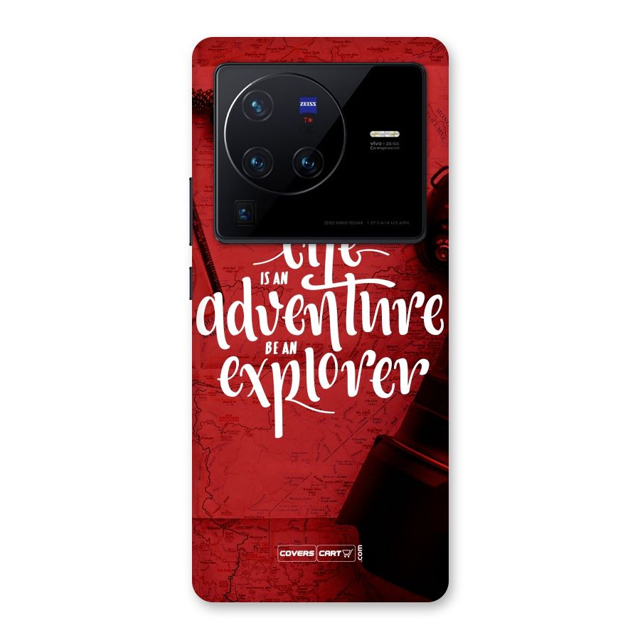 Life Adventure Explorer Back Case for Vivo X80 Pro