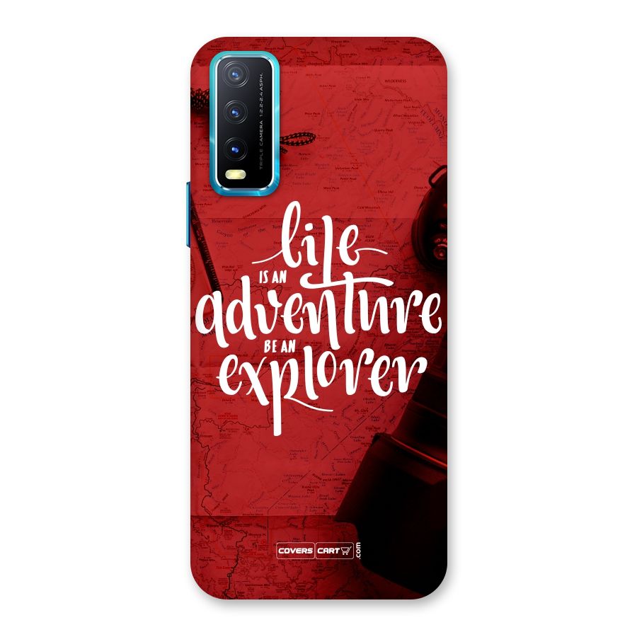 Life Adventure Explorer Back Case for Vivo Y20G