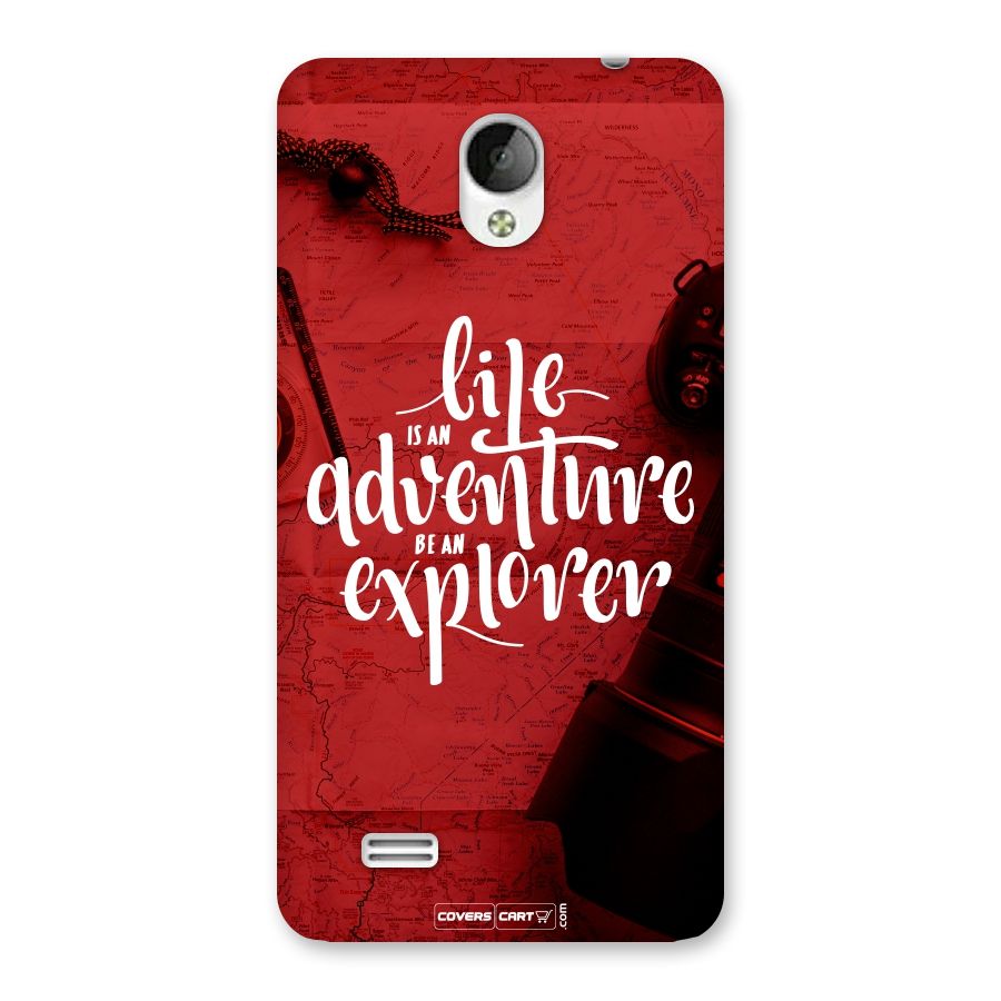 Life Adventure Explorer Back Case for Vivo Y21