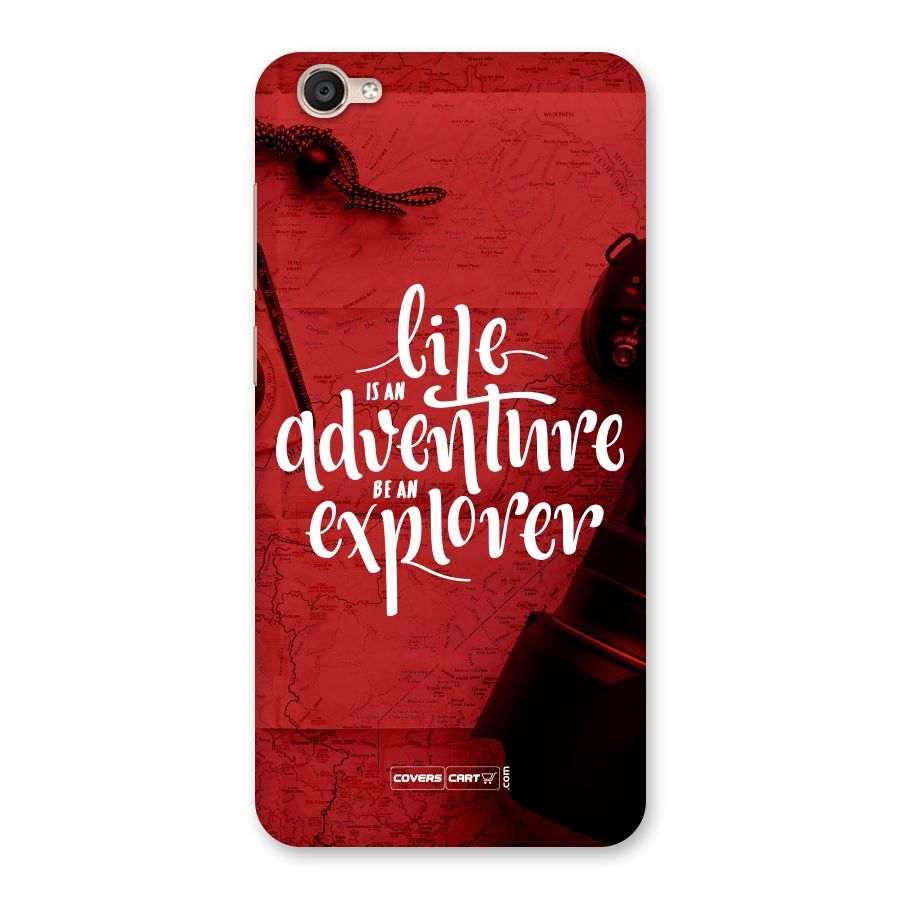 Life Adventure Explorer Back Case for Vivo Y55s