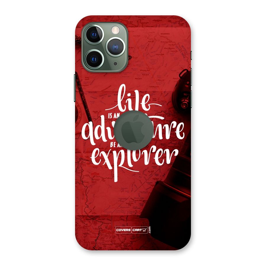 Life Adventure Explorer Back Case for iPhone 11 Pro Logo  Cut