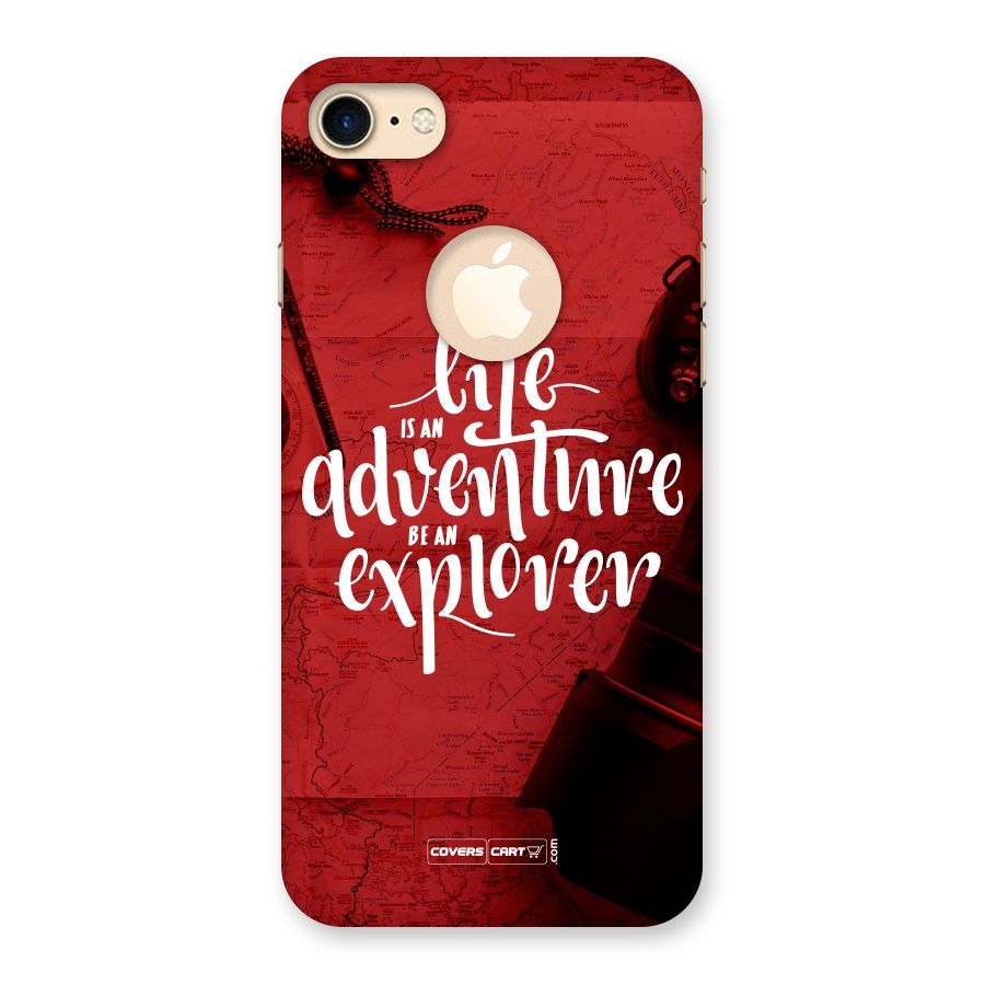 Life Adventure Explorer Back Case for iPhone 7 Logo Cut