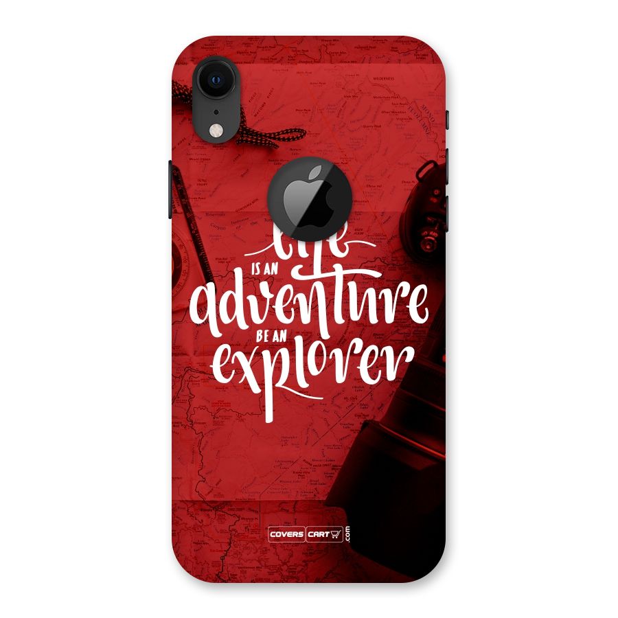Life Adventure Explorer Back Case for iPhone XR Logo Cut