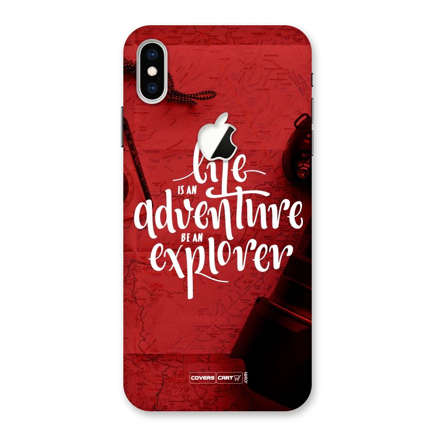 Life Adventure Explorer Back Case for iPhone XS Max Apple Cut