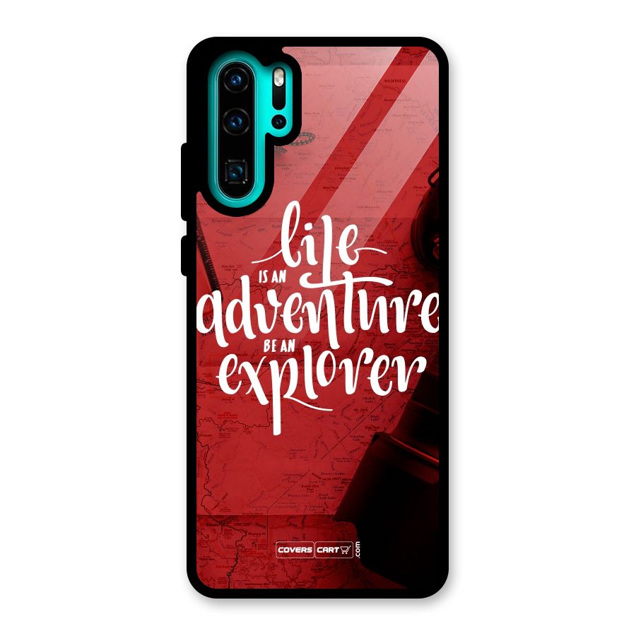 Life Adventure Explorer Glass Back Case for Huawei P30 Pro