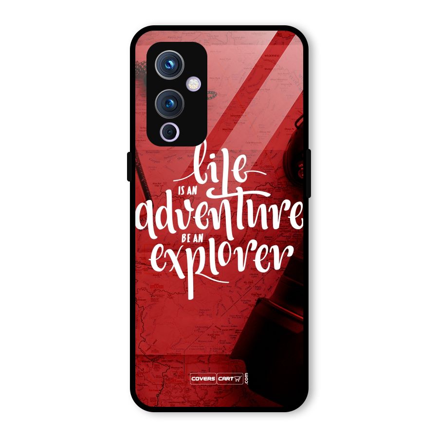 Life Adventure Explorer Glass Back Case for OnePlus 9