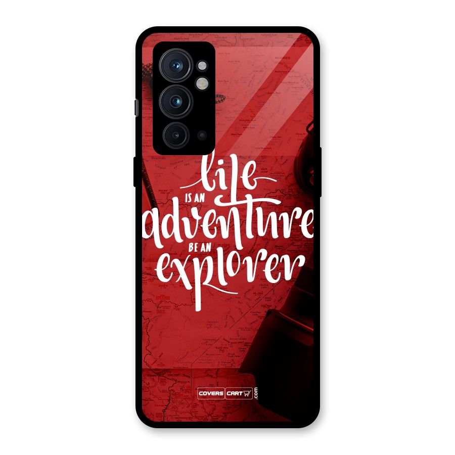 Life Adventure Explorer Glass Back Case for OnePlus 9RT 5G