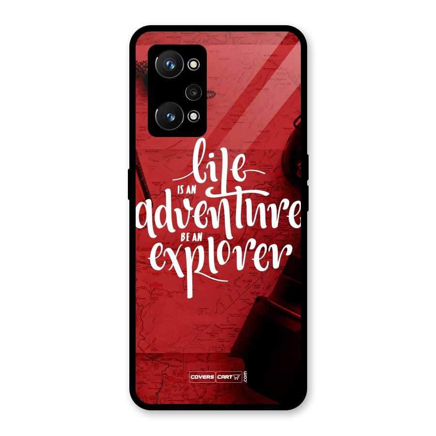 Life Adventure Explorer Glass Back Case for Realme GT Neo 3T