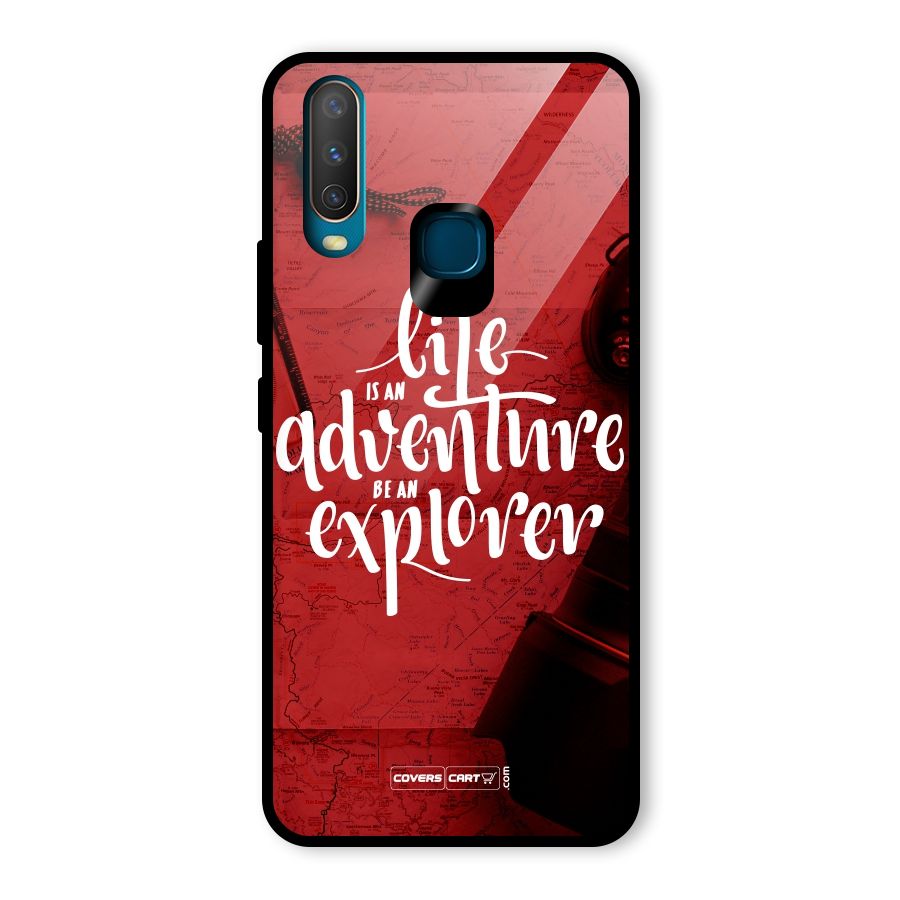 Life Adventure Explorer Glass Back Case for Vivo Y15