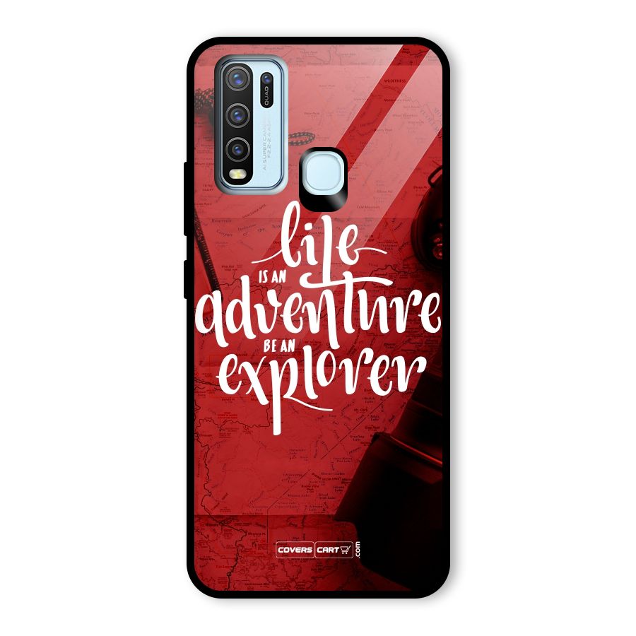 Life Adventure Explorer Glass Back Case for Vivo Y50