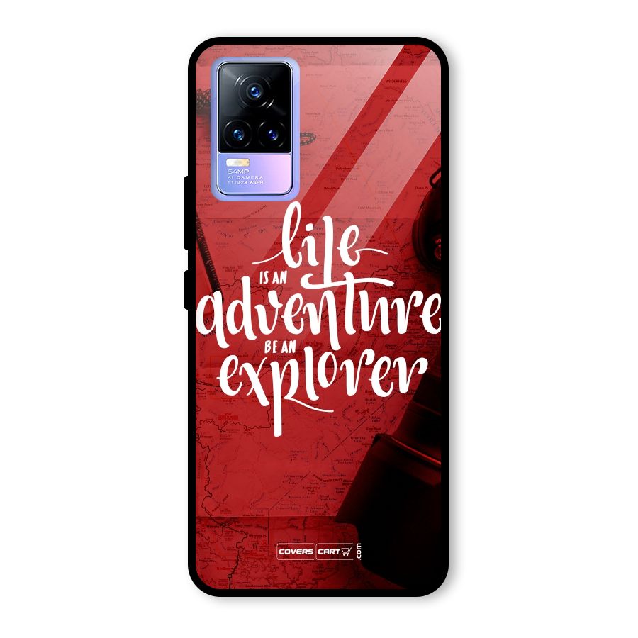 Life Adventure Explorer Glass Back Case for Vivo Y73