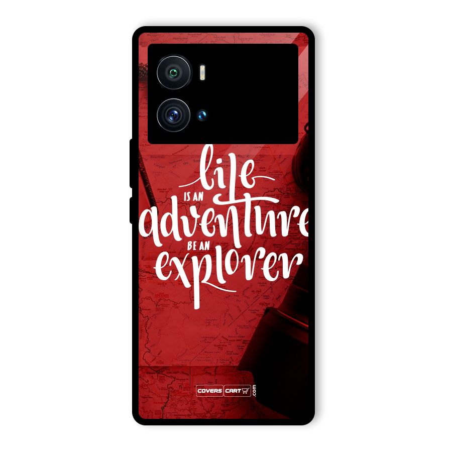 Life Adventure Explorer Glass Back Case for Vivo iQOO 9 Pro