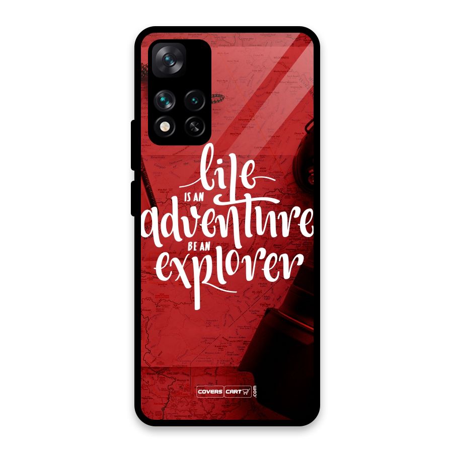 Life Adventure Explorer Glass Back Case for Xiaomi 11i 5G