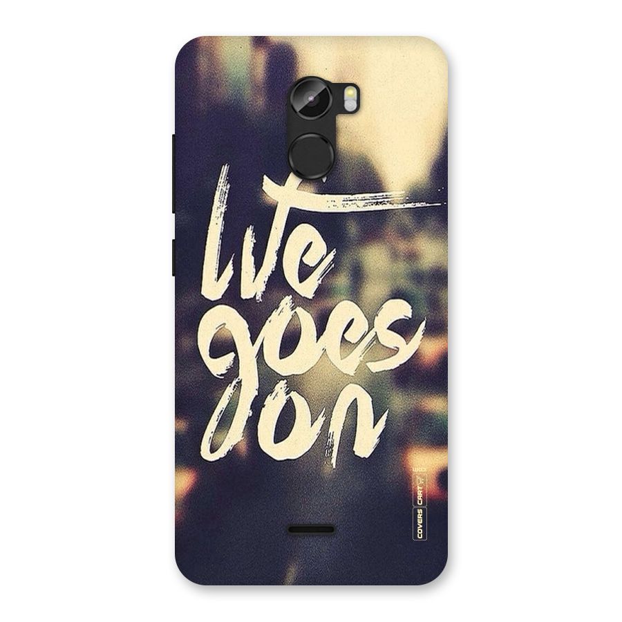 Life Goes On Back Case for Gionee X1