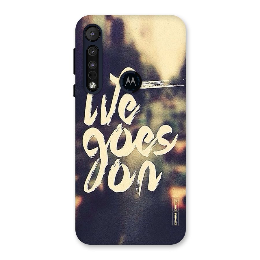Life Goes On Back Case for Motorola One Macro