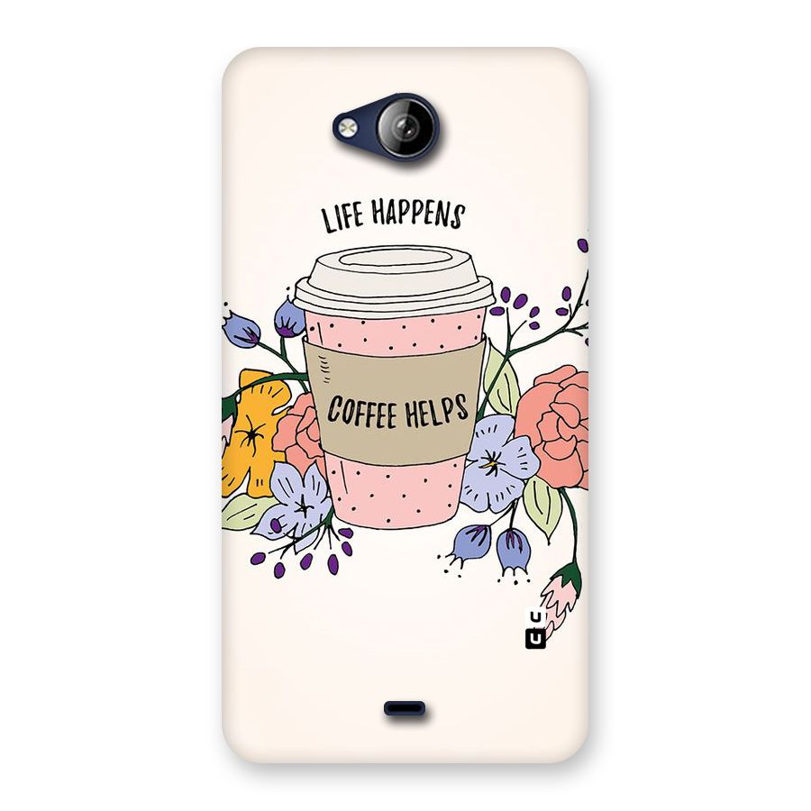 Life Happens Back Case for Canvas Play Q355