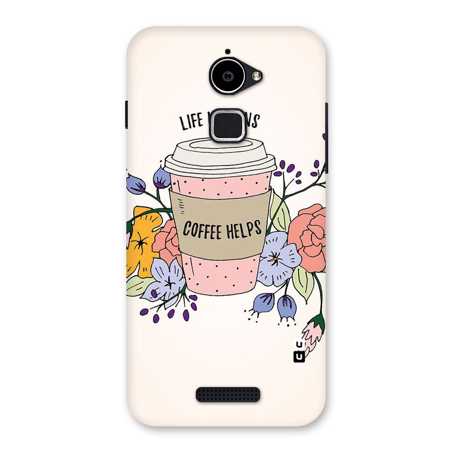 Life Happens Back Case for Coolpad Note 3 Lite