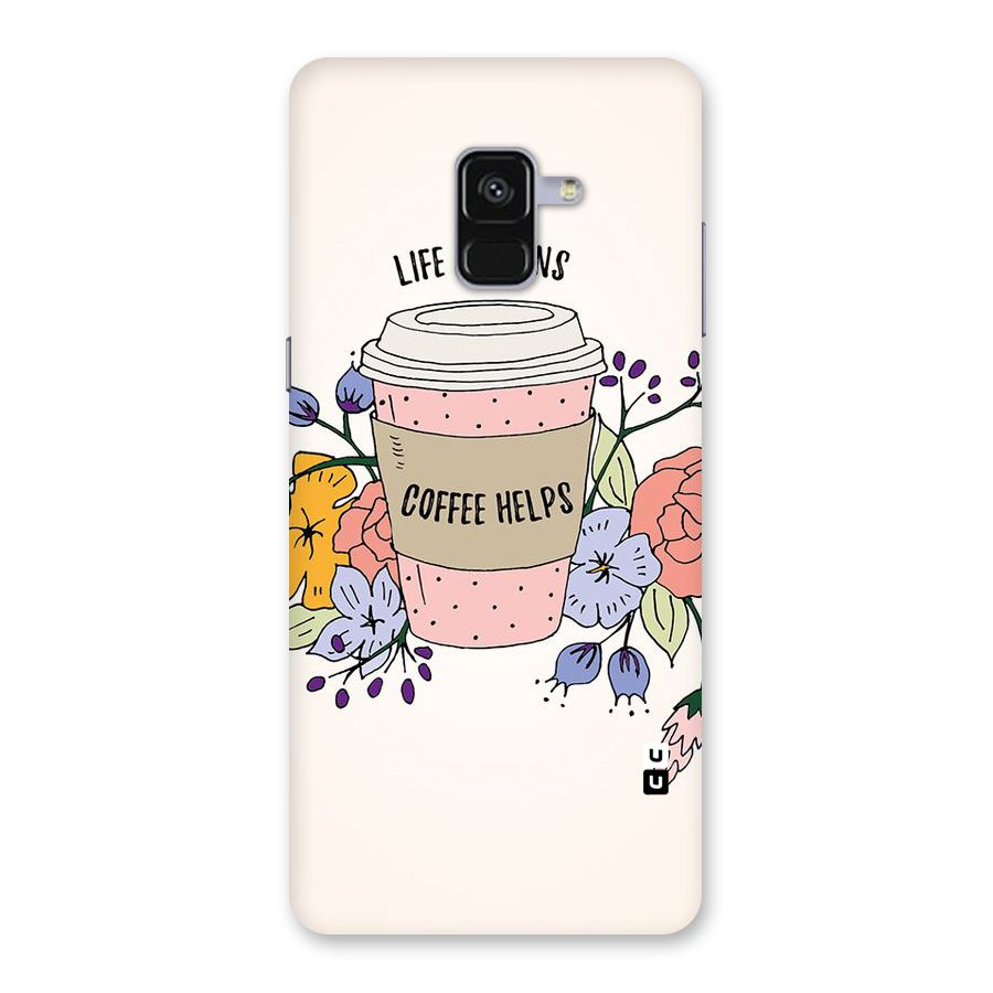 Life Happens Back Case for Galaxy A8 Plus
