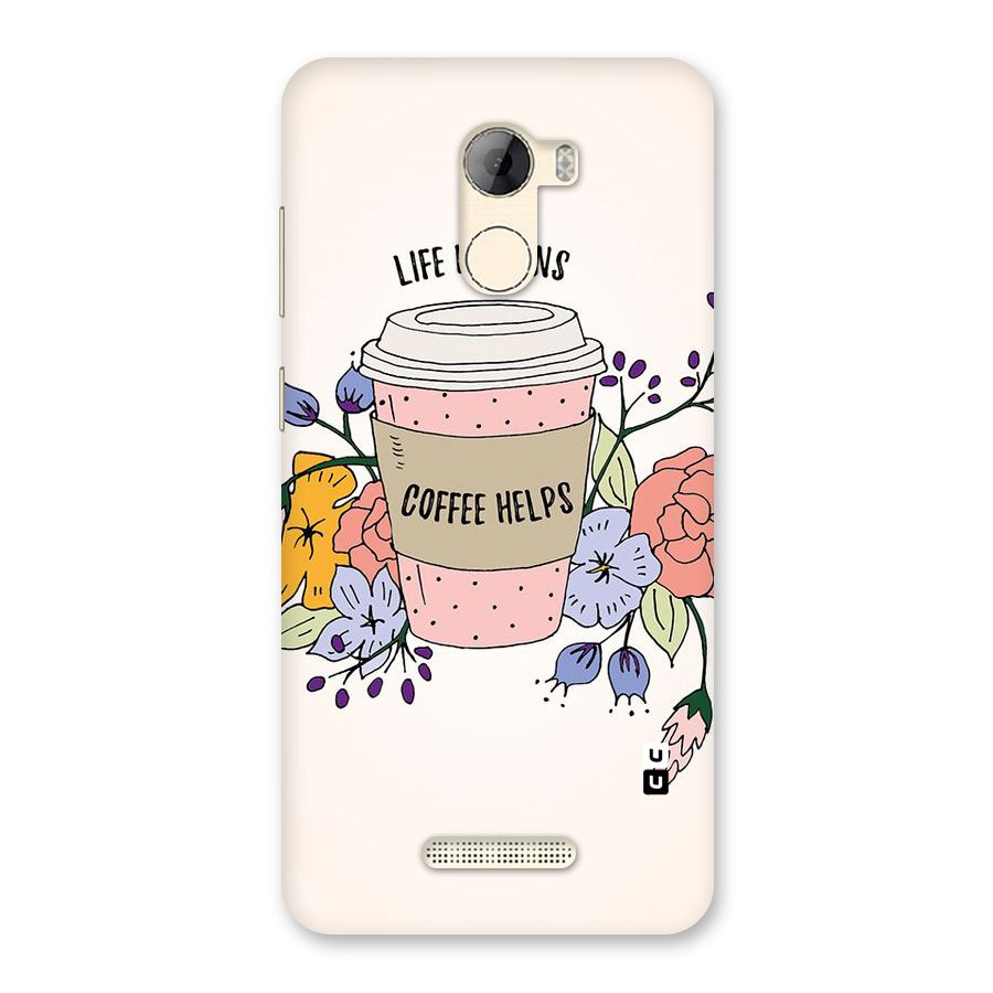 Life Happens Back Case for Gionee A1 LIte