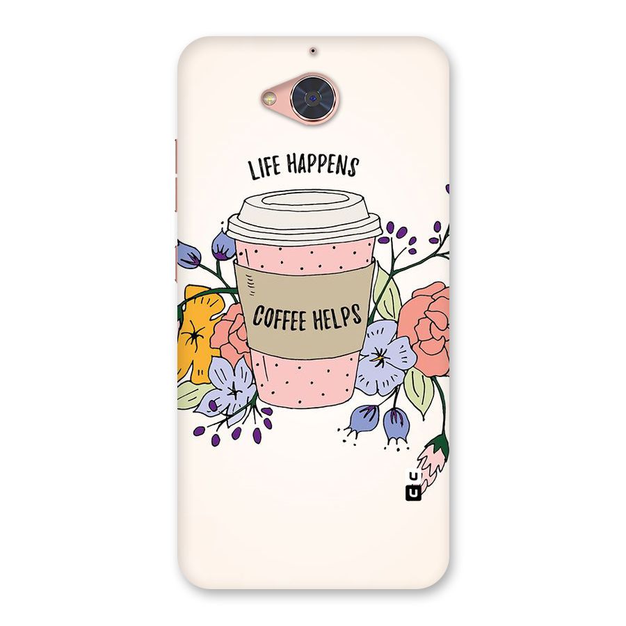 Life Happens Back Case for Gionee S6 Pro