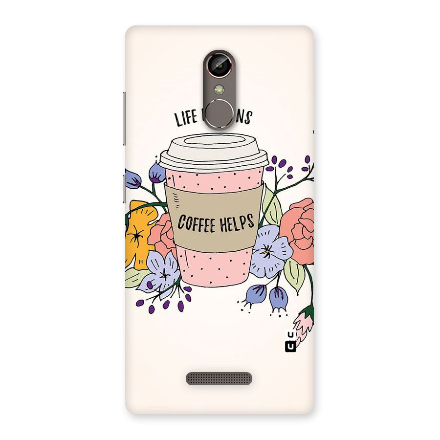 Life Happens Back Case for Gionee S6s