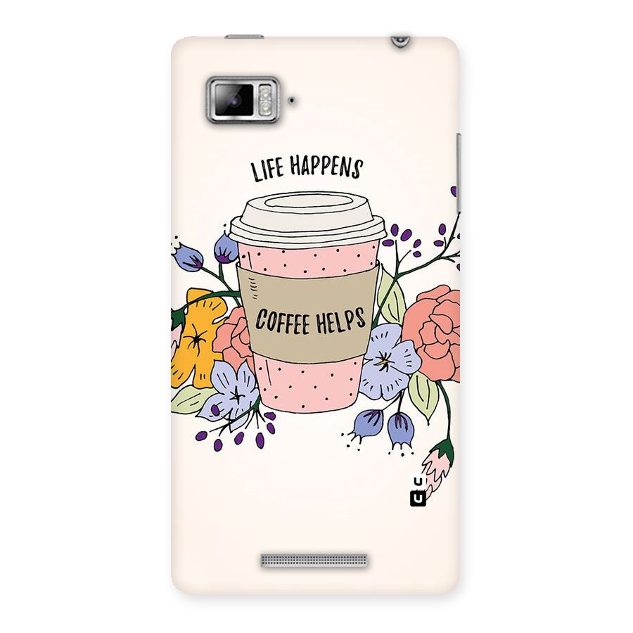 Life Happens Back Case for Lenovo Vibe Z K910