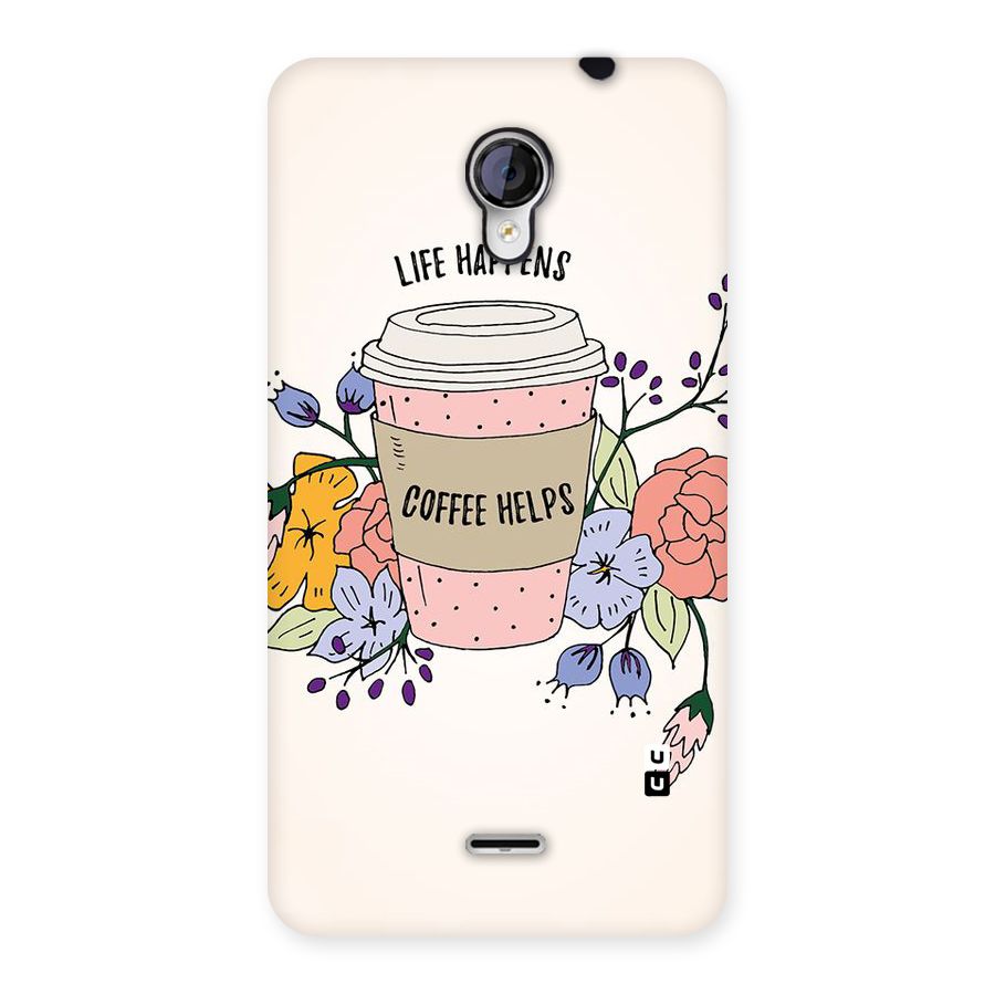 Life Happens Back Case for Micromax Unite 2 A106