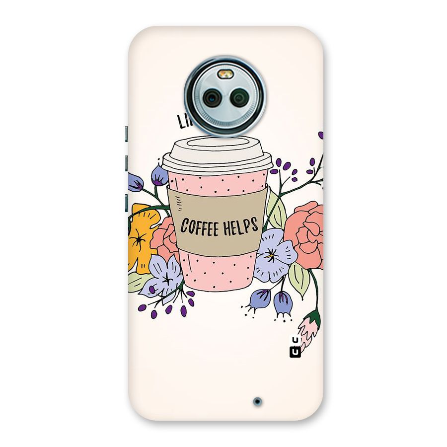 Life Happens Back Case for Moto X4