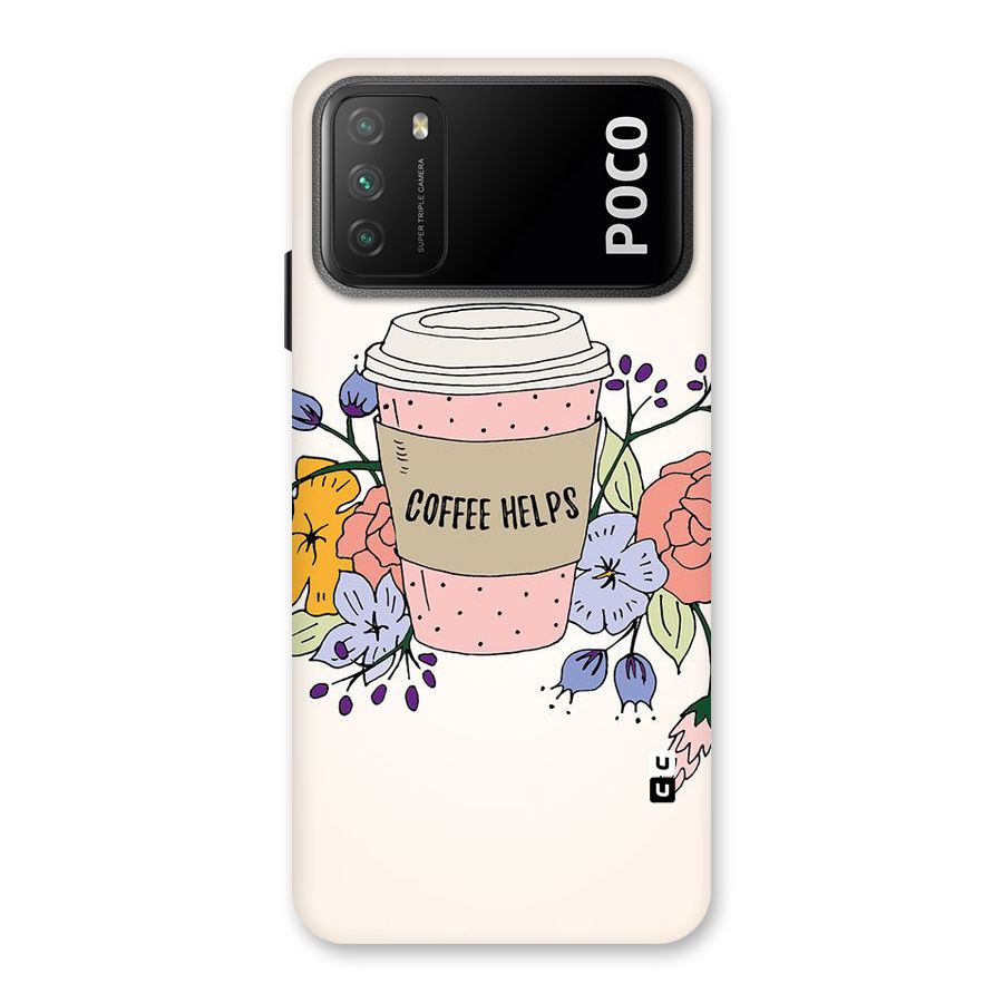 Life Happens Back Case for Poco M3