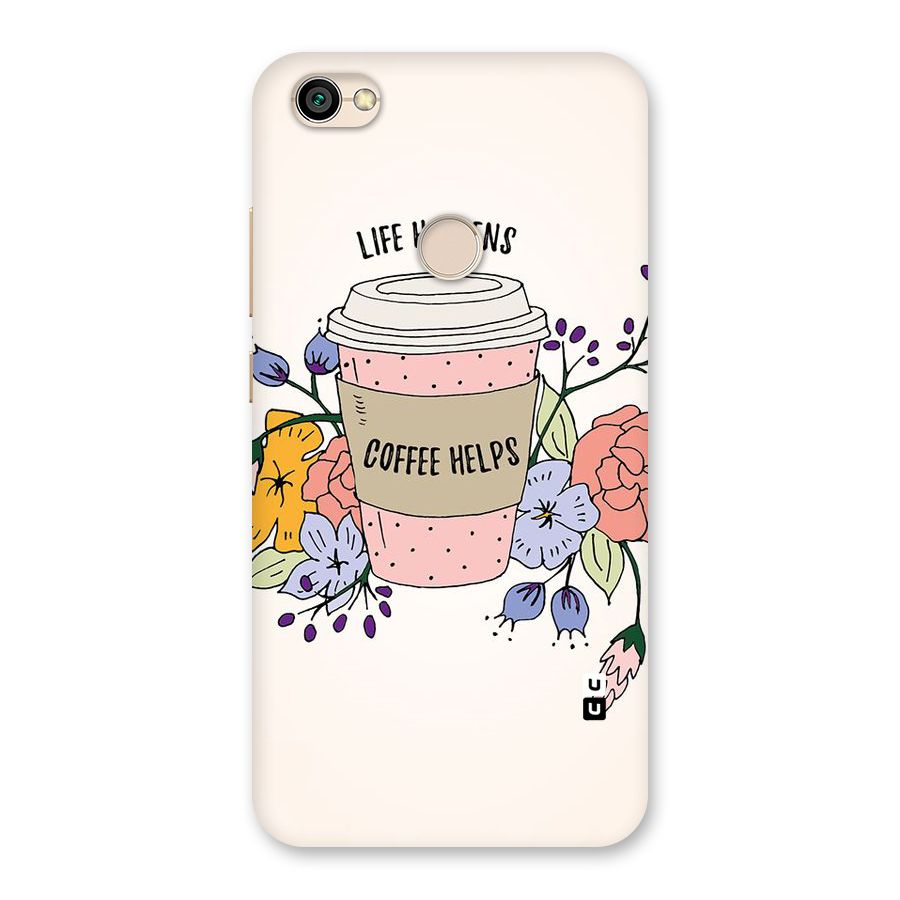Life Happens Back Case for Redmi Y1 2017
