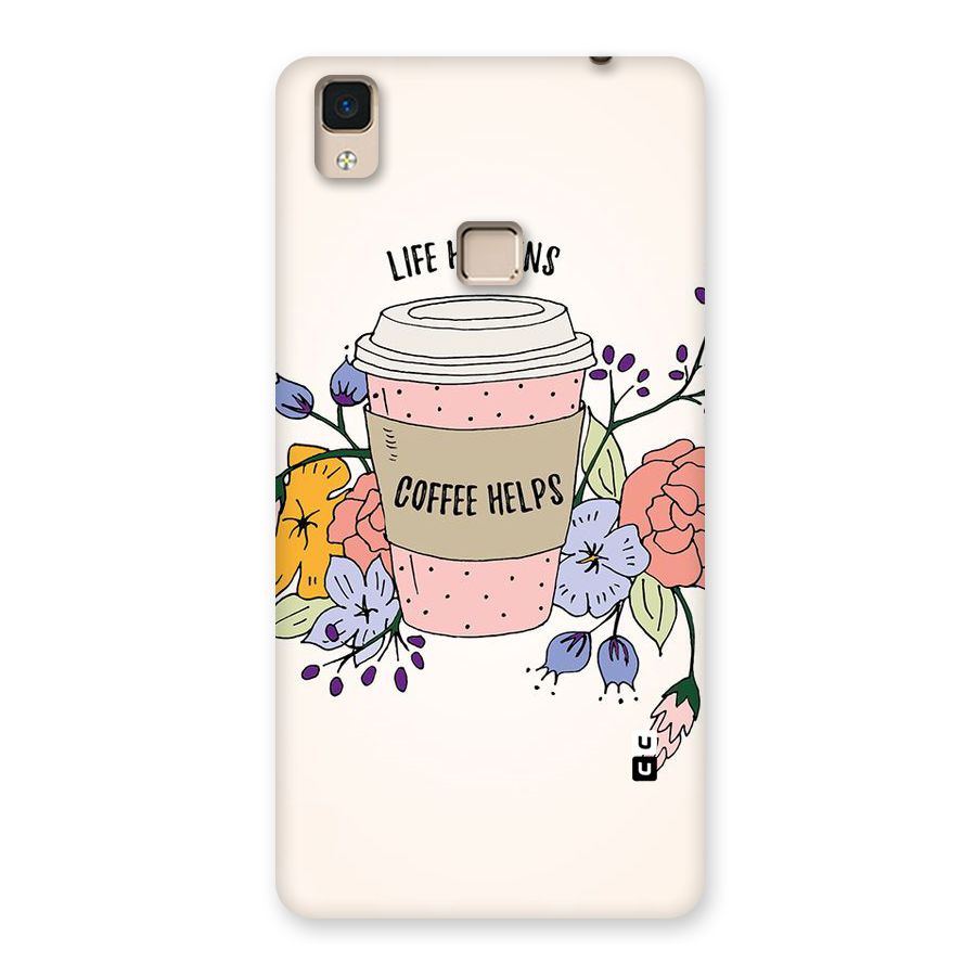 Life Happens Back Case for V3 Max
