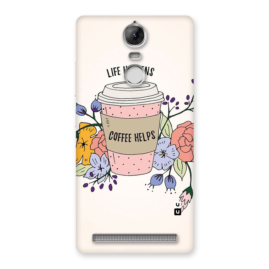 Life Happens Back Case for Vibe K5 Note