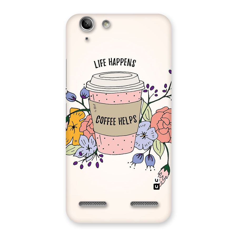 Life Happens Back Case for Vibe K5 Plus