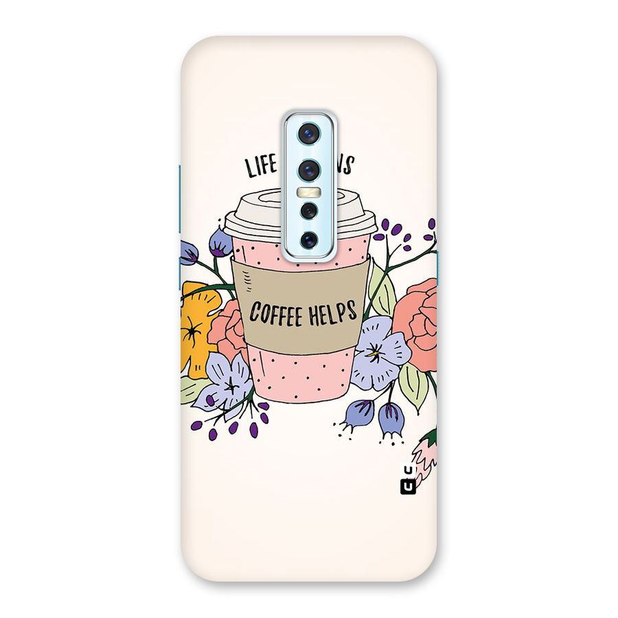 Life Happens Back Case for Vivo V17 Pro
