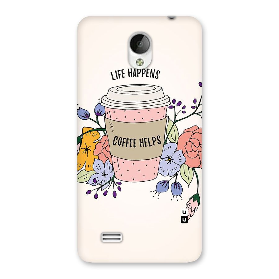 Life Happens Back Case for Vivo Y21
