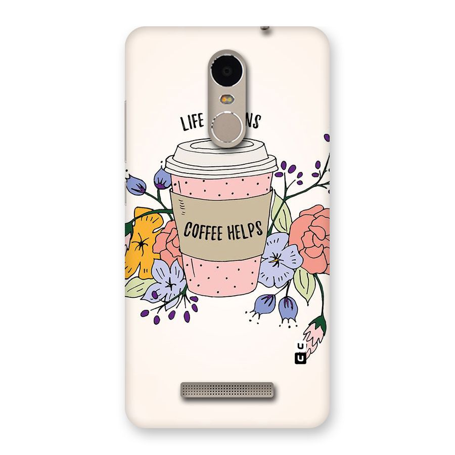 Life Happens Back Case for Xiaomi Redmi Note 3