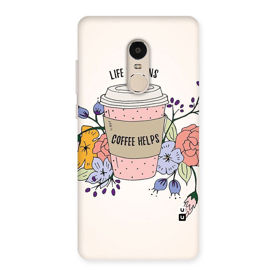 Life Happens Back Case for Xiaomi Redmi Note 4