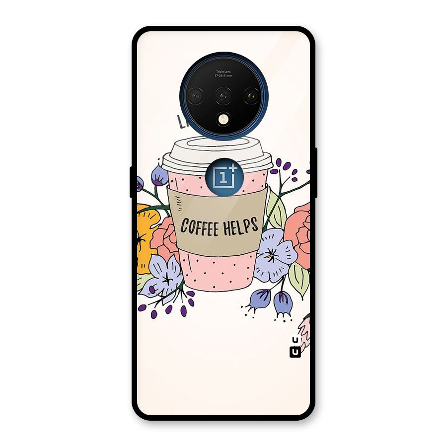 Life Happens Glass Back Case for OnePlus 7T