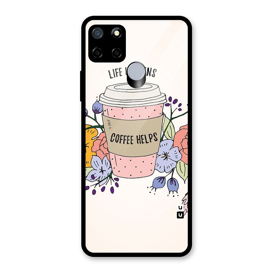 Life Happens Glass Back Case for Realme C12